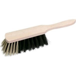 Smetáček ruční směs koňských a kravských žíní dřevěná násada 50 cm