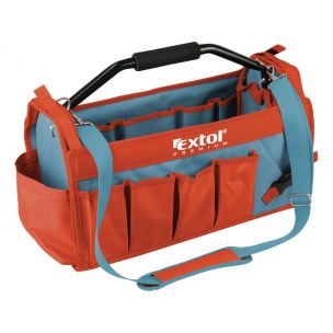 taška na nářadí s kovovou rukojetí, 49x23x28 cm, 31 kapes, nylon